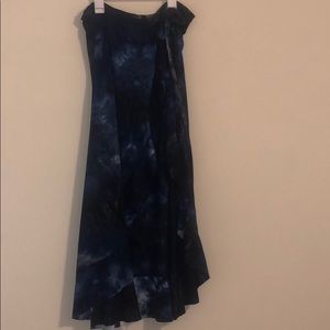 Wrap around maxi skirt